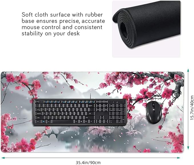 35.4 x 15.7 in, Waterproof XXL Large Mouse Pad - Image 2