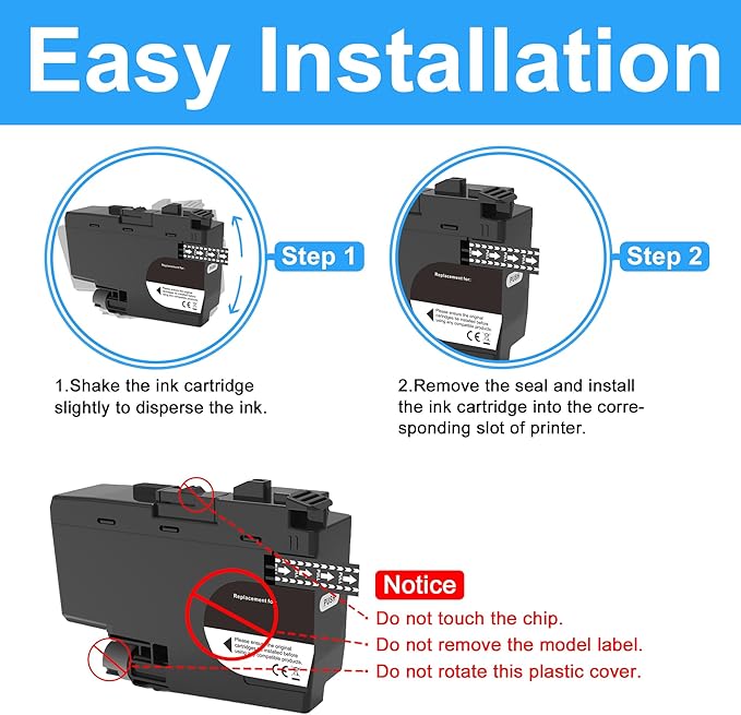 LCL Compatible Ink Cartridge Pigment Replacement for Brother LC3039 XXL LC3039XXL LC3039BK LC3039C LC3039M LC3039Y MFC-J5845DW MFC-J5945DW MFC-J6945DW MFC-J6545DW (4-Pack Black Cyan Magenta Yellow)-DeskLoop Office