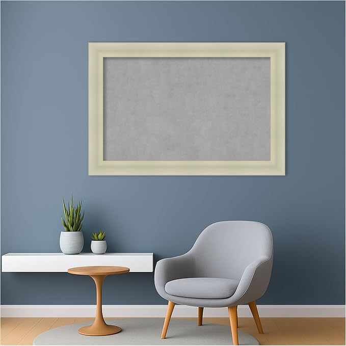 Amanti Art Silver Framed Magnetic Board 25x37 Large Vision Board - Image 5