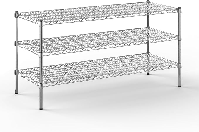 Regal Altair 21" Deep x 54" Wide x 27" Height Wire Shelving Kit | 3-Tier | NSF by Regal+Altair