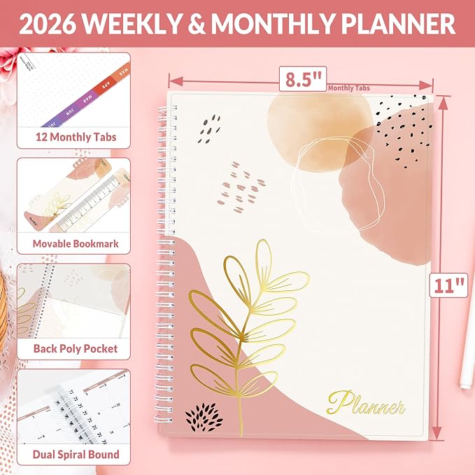 SUNEE 2026 Weekly and Monthly Planner - Image 4