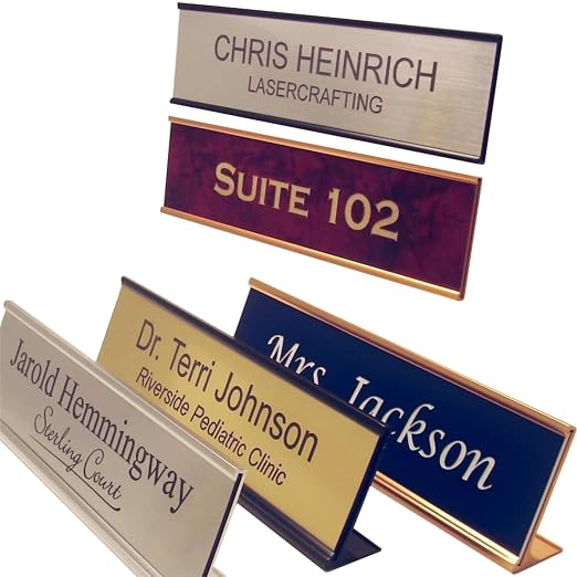 Lasercrafting Custom Engraved Name Plate by Lasercrafting