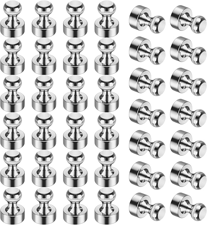 36Pack Magnets for Whiteboard Refrigerator Magnet Fridge Magnets Small Magnet for Whiteboard Office Classroom Home Neodymium-DeskLoop Office