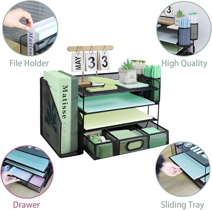 4 Tier Desk File Organiser - Image 5