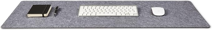 Wolvende Premium Felt Desk Mat | Large 15.75" x 36" | Multifunctional Desk Pad - Image 2