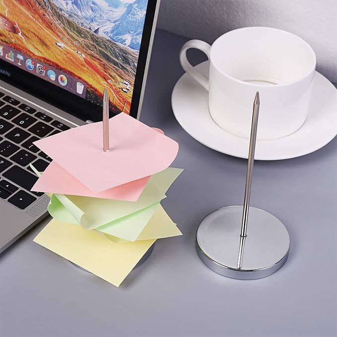 2PCS Bill Fork, Rod Paper Holder Spike, Stainless Steel Check Bill Holder - Image 6