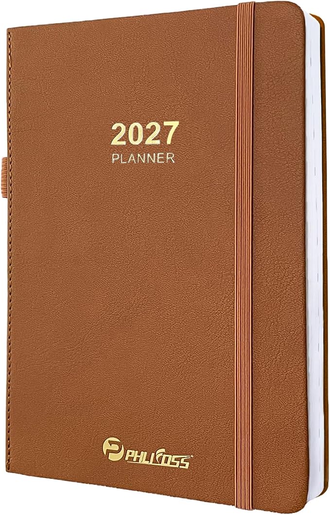 2027 Daily Planner/Calendar, One Page Per Day, Daily Monthly Agenda Planner by PHLIFOSS