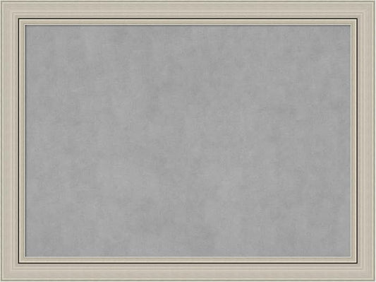 Amanti Art Silver Framed Magnetic Board 24x32 Medium Vision Board by AmantiArt