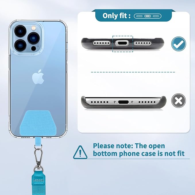 CACOE Phone Lanyard 2 Pcs Adjustable Neck Strap, Universal Crossbody - Image 4