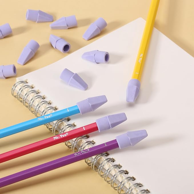 Mr. Pen- Pencil Erasers Toppers, 120 Pack, Erasers - Image 8