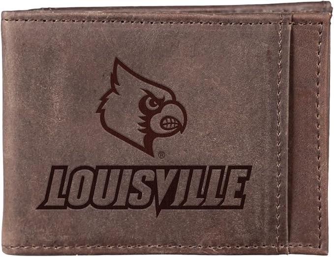 Team Sports America NCAA University of Louisville Front Pocket Slim Wallet by TeamSportsAmerica