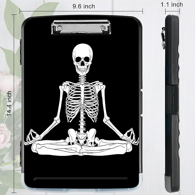 Sitting Skull A4 Clipboard - Image 3