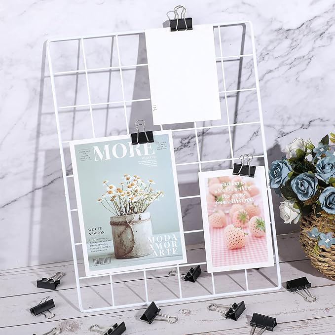 Yexiya 300 Pcs Medium Binder Clips Paper Med Clips Office Supplies Paper Clamps for Teachers Students School Office Business Paperwork Supplies (Black, 1.25 Inch)-DeskLoop Office