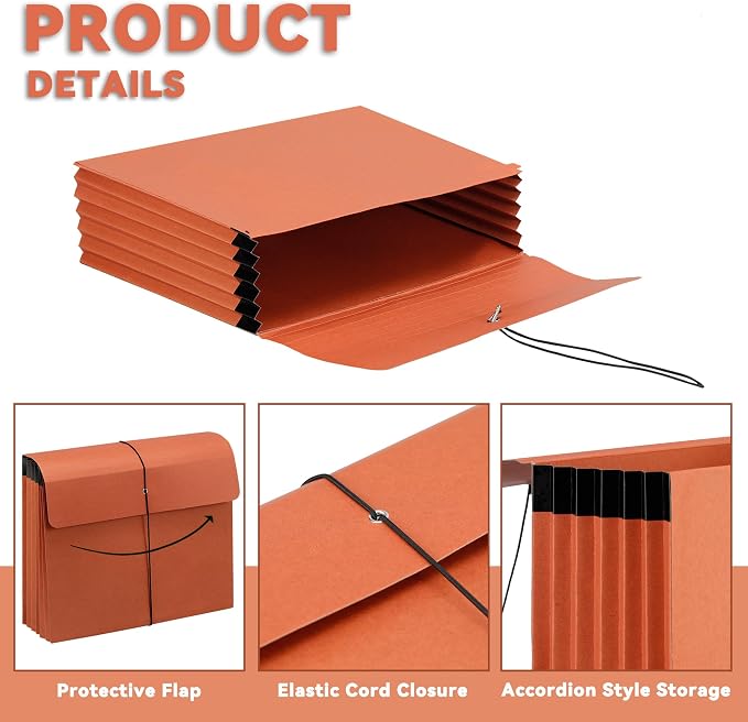 2 Packs Expanding File Folder - Image 3