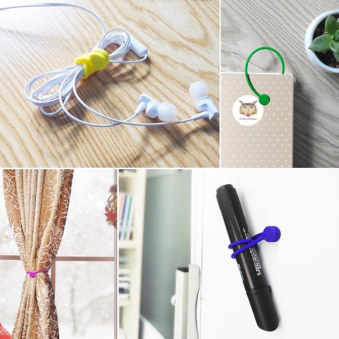 SMART&COOL Reusable Silicone Magnetic Cable Ties - Image 5