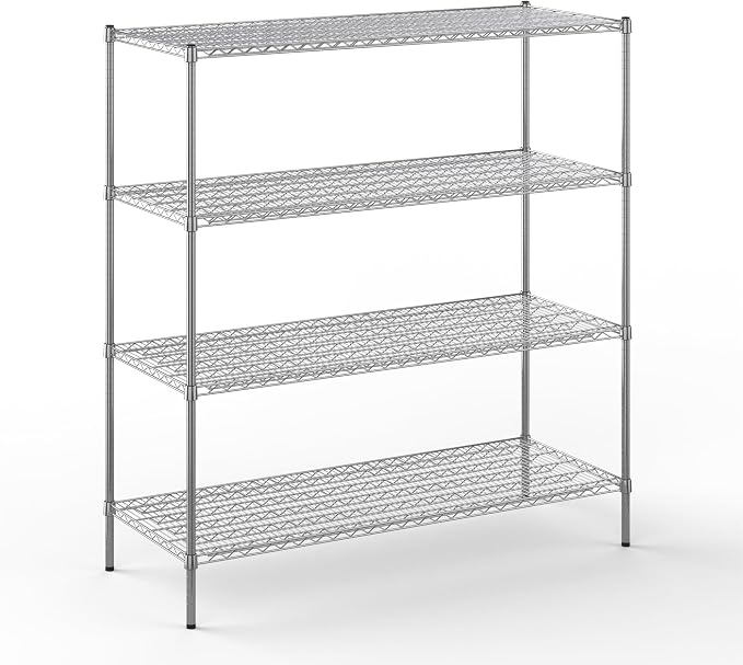 Regal Altair 24" Deep x 60" Wide x 64" Height Wire Shelving Kit | 4-Tier | NSF by Regal+Altair