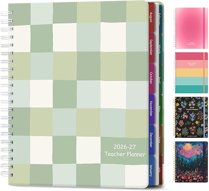 Teacher Lesson Planner 2026-2027 Academic Year, Aug 2026-Jul 2027, Deluxe 26-27 by Unknown