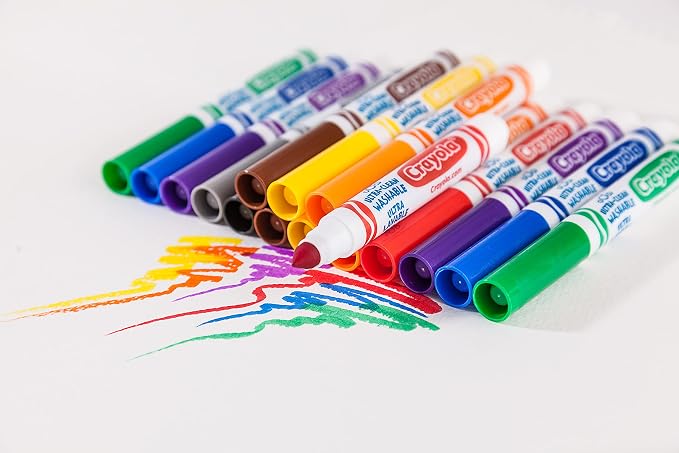 Crayola Ultra Clean Washable Markers, Teacher School Supplies - Image 4