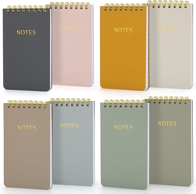 ZICOTO Aesthetic Pocket Notebooks Set Of 8 by ZICOTO