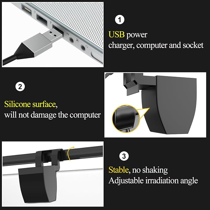 CATPOWER Computer Monitor Light Bar, LED Screen Light Bar - Image 7