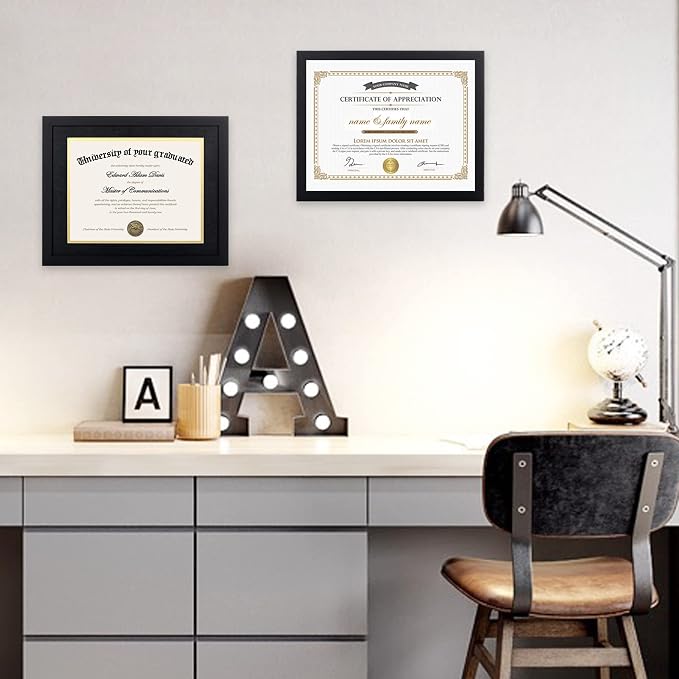 upsimples 11x14 Diploma Frame Certificate Degree Document Frame - Image 6