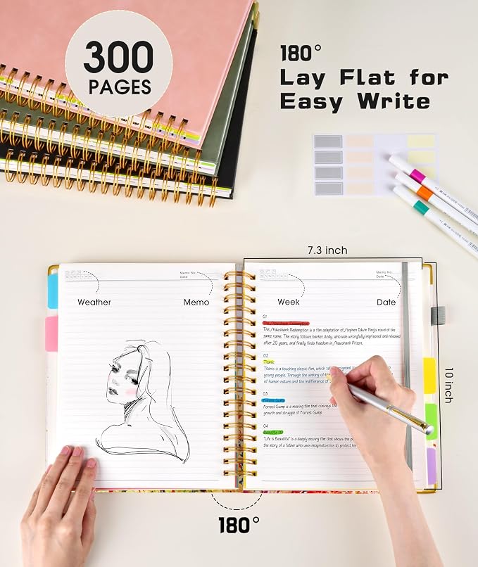 Hardcover Spiral Notebook Journal - Image 3