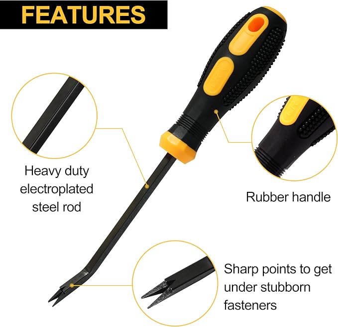 Updated Upholstery Staple Remover, Staple Remover, Staple Puller, Tack Lifter - Image 2