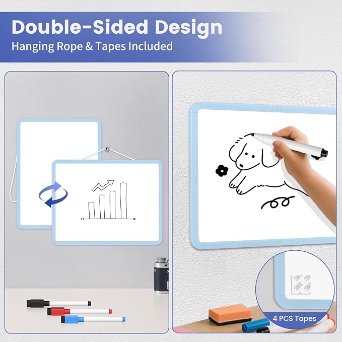 Small Wall White Board, Hanging Whiteboard - Image 4