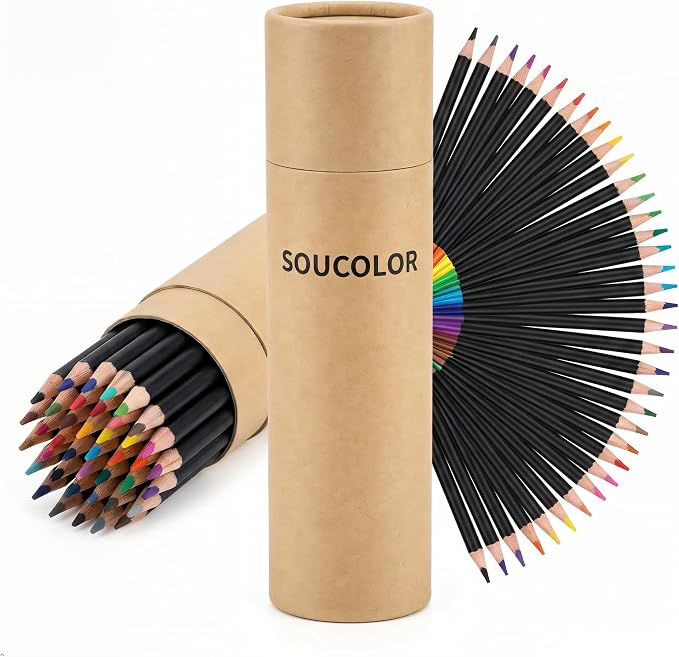 Soucolor 72 Colored Pencils Set by Soucolor