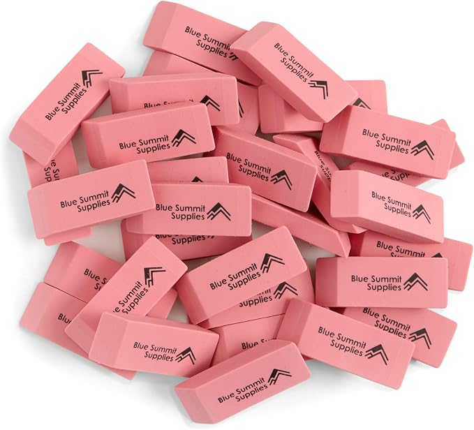 Blue Summit Supplies 600 Pack Pink Erasers Bulk, and Classroom - Image 9