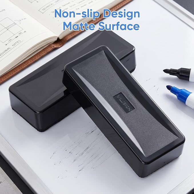 VUSIGN Dry Erase Eraser, Magnetic White Board Eraser- 2 Pack, Calendar Board - Image 6