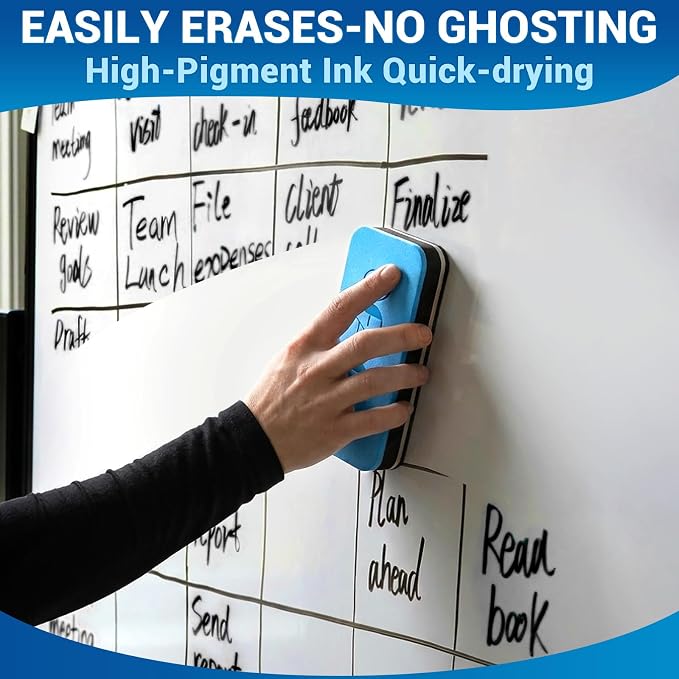 SFAIH Dry Erase Markers Chisel Tip - Image 4