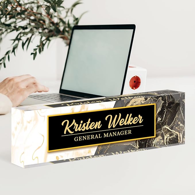 Desk Name Plate Personalized, Custom Name Plates - Image 3
