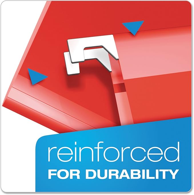 Pendaflex Extra Capacity Reinforced Hanging Folders, 1/5 Cut - Image 3
