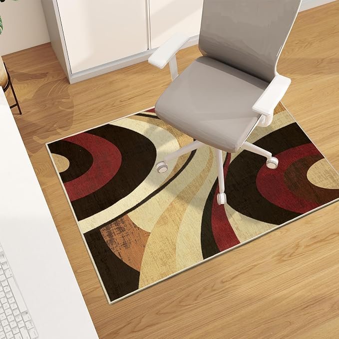 Office Chair Mat for Hardwood Floor, Machine Wash by CHAKME