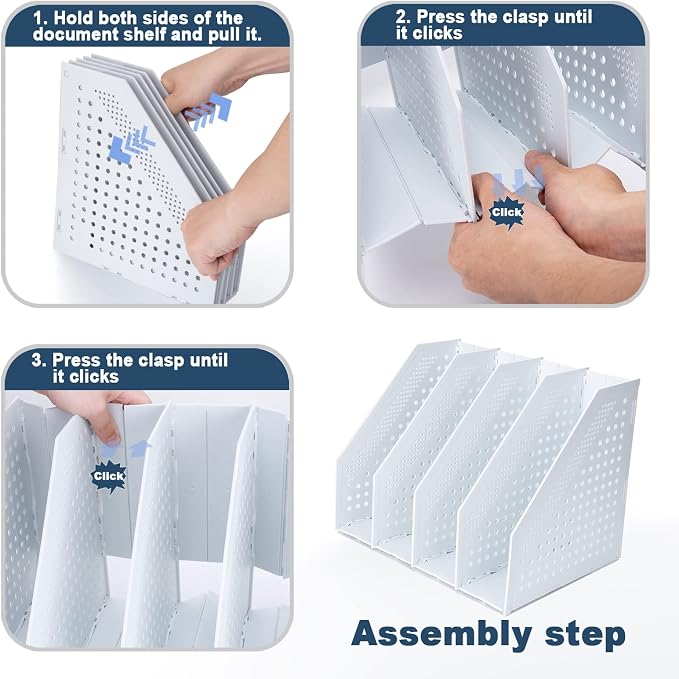FRETONBA Collapsible Magazine File Holder - Image 5