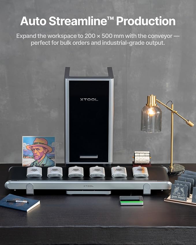 xTool F2 Ultra Single 60W MOPA Fiber Laser Engraver, 100+ Color Metal Engraving, Dual 48MP Cameras, Auto Streamline, 15,000mm/s Ultra-Fast, AI Powered 3D Laser Engraving Machine-DeskLoop Office