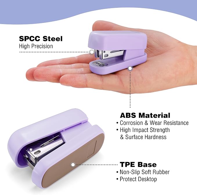 WORKPRO Small Stapler with Staples, One Staple Remover, 2000 Standard Staples - Image 3