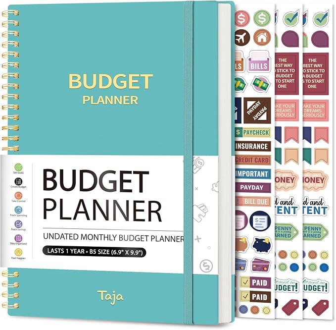 Budget Planner - Monthly Budget Book by Taja