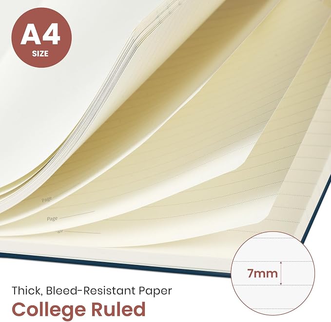 Taja Large Spiral Lined Journal - Image 2