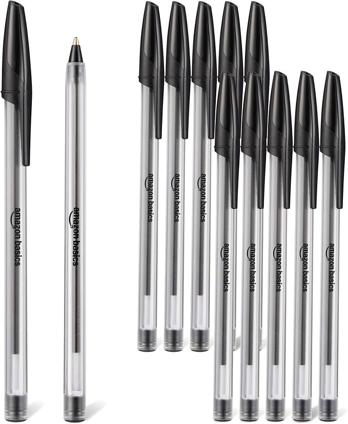Amazon Basics Ballpoint Pens, 12 Pack by AmazonBasics