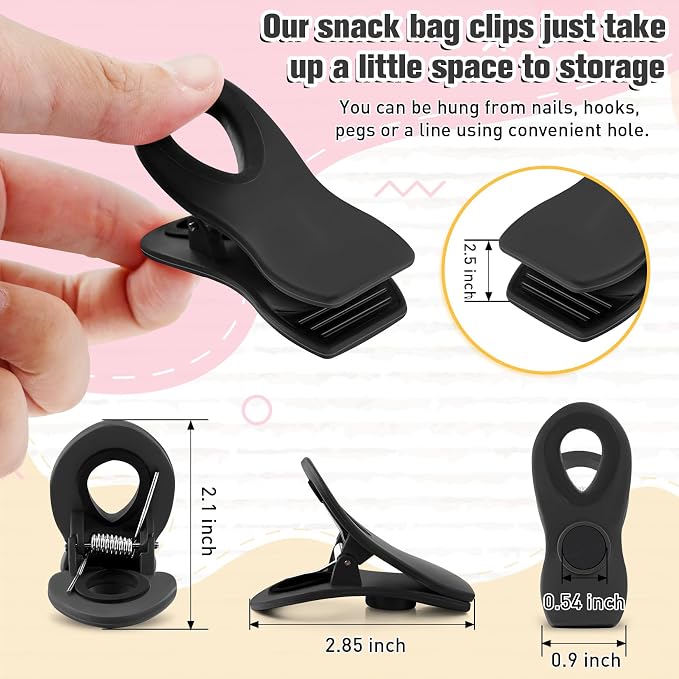 FINDMAG Chip Clips Bag Clips, 12 Pack Chip Bag Clip - Image 3