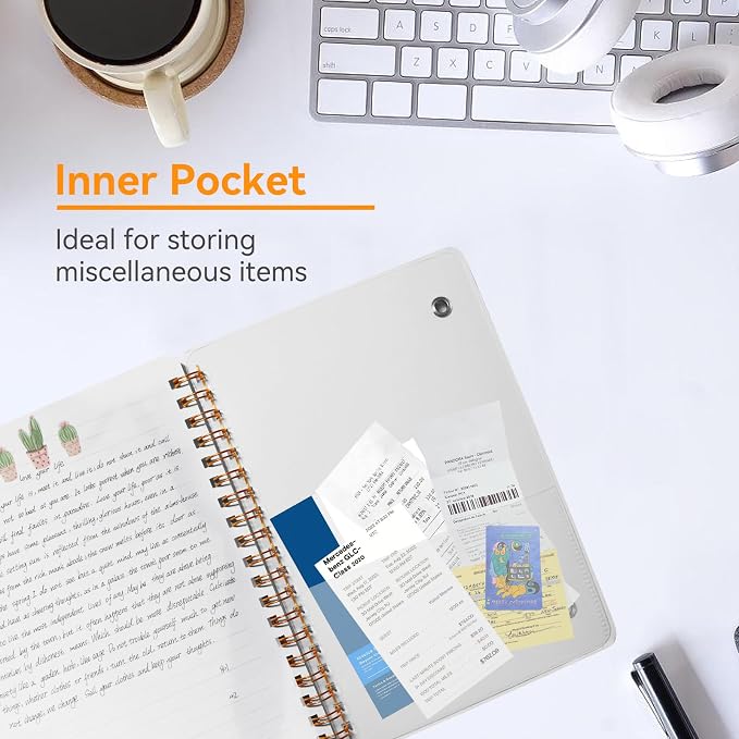 4 PCS Small Spiral Notebook 5x7, Spiral Journal Notebook, Notebooks - Image 4