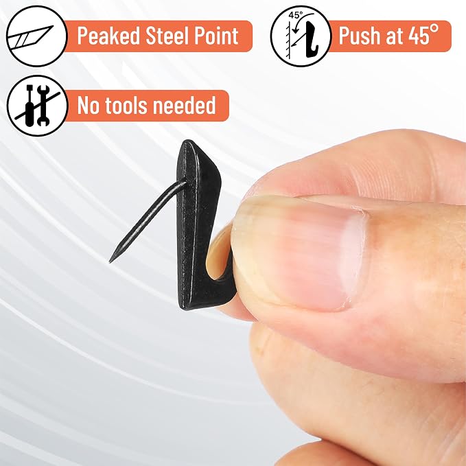 Mr. Pen- Push Pin Hooks for Hanging Pictures, 30 Pack | Decorative Push Pins - Image 3