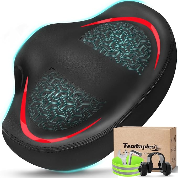 Noseless Bike Seat Cushion for Men & Women by Moreergonomicoversizedbikeseat