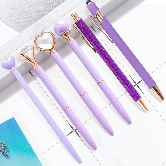 YOXMJDB Personalized Pens for Women, 1.0mm Medium Point Black Ink Pen for - Image 2