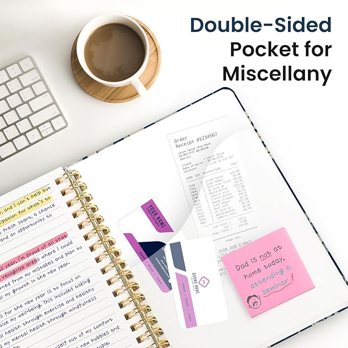 Lined Spiral Notebook Journal for Work, 300 Pages Thick B5 (7.1"x10") College Ruled Journal for Women & Writing, Hardcover Notebook for Note Taking, Perfect for Office Home School, Rustic Bloom-DeskLoop Office