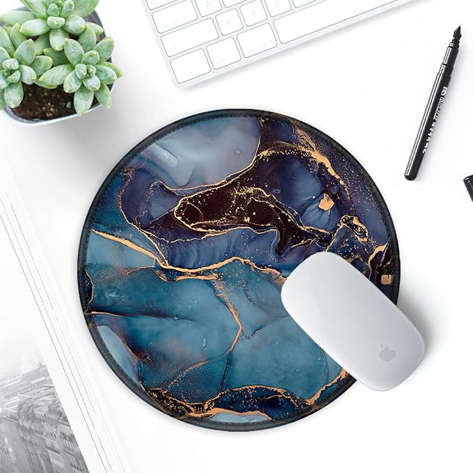 ITNRSIIET Round Mouse Pad with Stitched Edge Premium-Textured Waterproof - Image 7