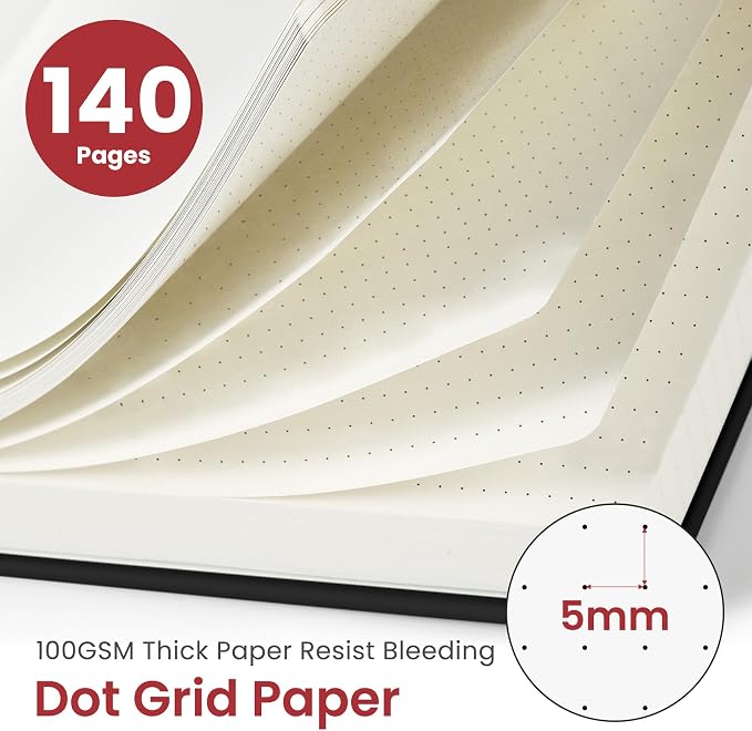 Taja Dotted Spiral Journal Notebook - Image 2