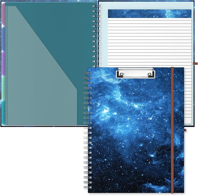 Hongri Clipboard Folio with Refillable Lined Notepad, 8.5 x 11 Folders with by Hongri
